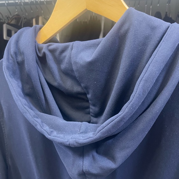 Nautical Zipper Drawstring Hoodie by BNW - Picture 5 of 10